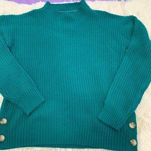 Madison gray women knit sweater size M